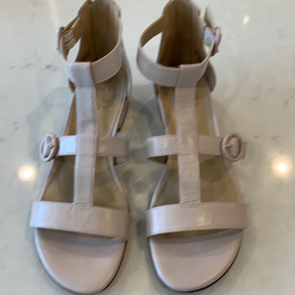 Blush Pink Strappy Summer Sandals size 8.5